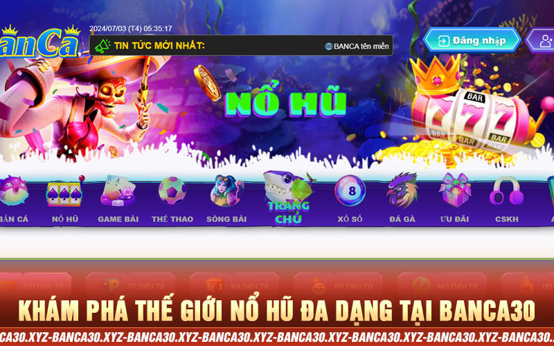 trò chơi nổ hũ banca30